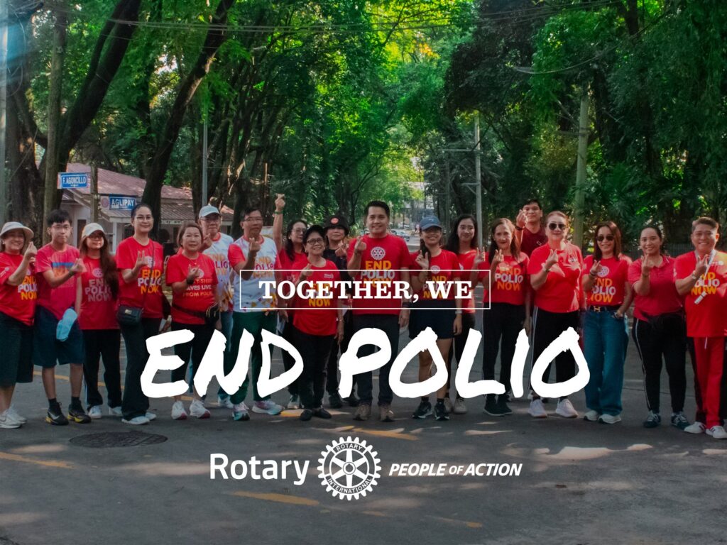 Every Step, A Promise: Rotary Club of Cubao Sunrise Leads the Call to End Polio